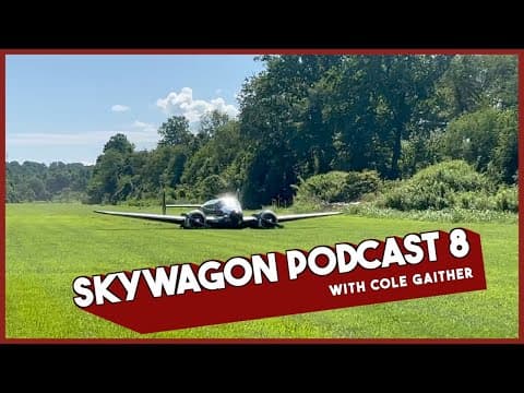 Who is Cole Gaither and why is that plane on the ground?