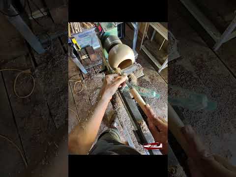 A lump of wood into a Bowl