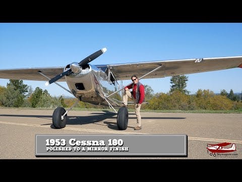 1953 Polished Cessna 180