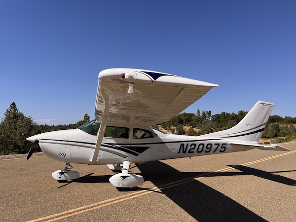 1972 Cessna 182P Skylane 189,000 - (Here at Placerville) - N20975