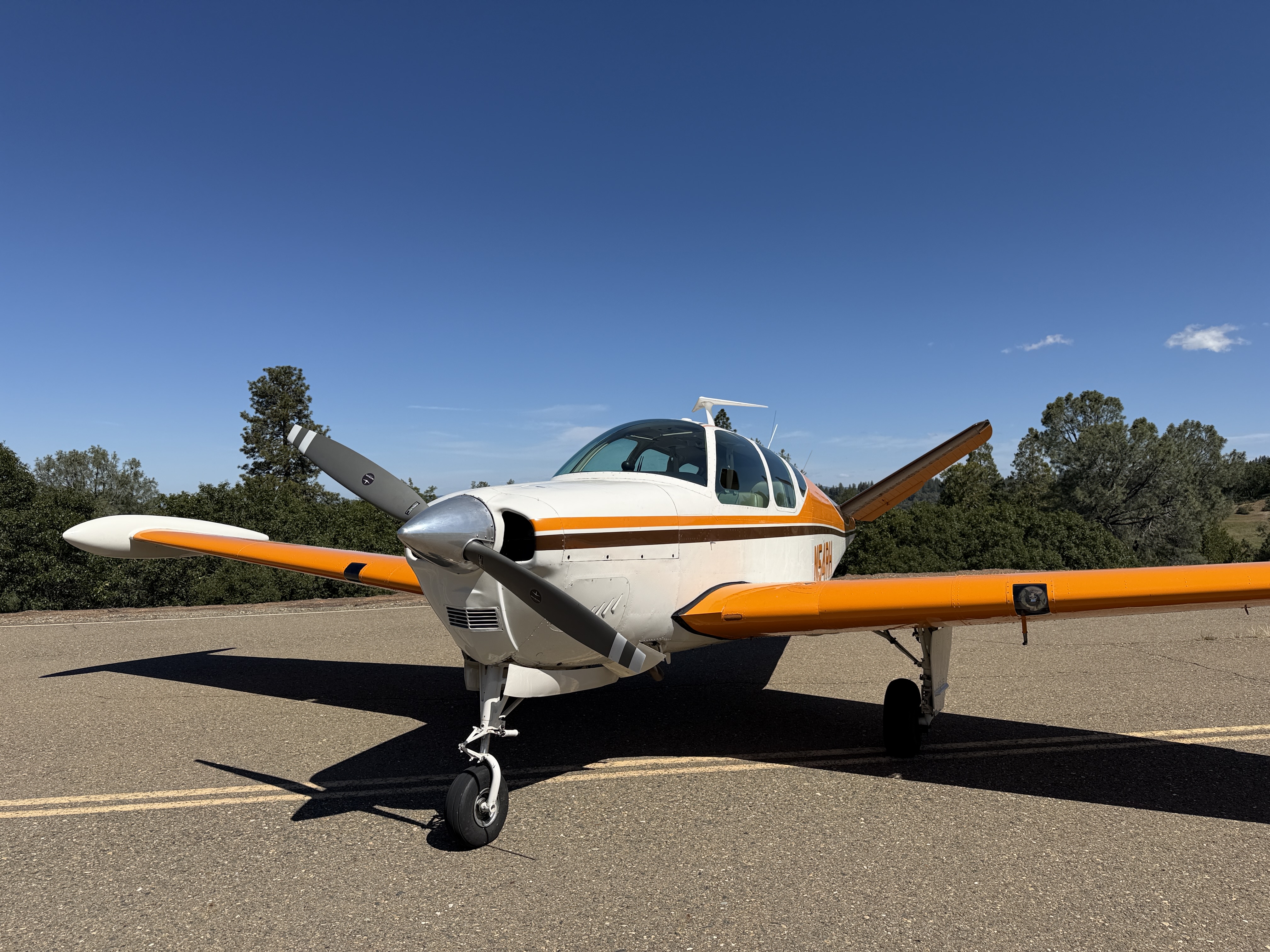 1960 Beechcraft  M35 Bonanza - $59,900 -  N54RH (Here at Placerville)